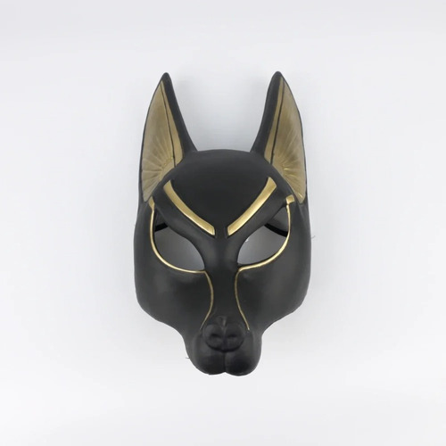 Egyptian Anubis Cosplay Face Mask Pvc Canis Spp Wolf