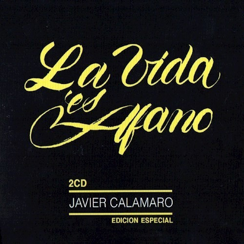 Javier Calamaro La Vida Es Afano Cd X2 Nuevo