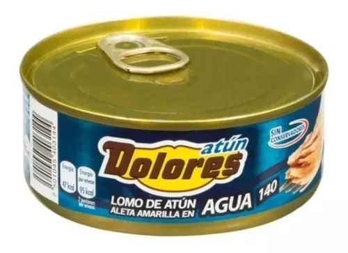 Atún Dolores En Agua, Paquete Con 8 Latas De 140gr Cada Una en venta en ...