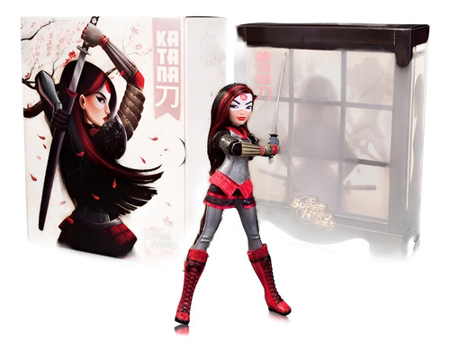 Dc Super Hero Girls Katana 30 Cm Comic Con San Diego 5 Acces
