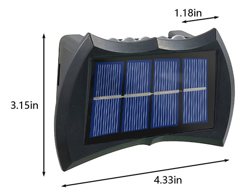 Luces Solares Led Led Para Exteriores, Focos De Paisaje, Jar