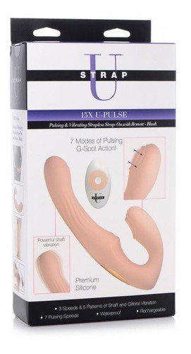 Vibrador Arnes Dildo e Vibrador Interno para Ela Pegging
