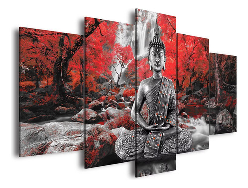 Awlxphy Decor Lienzo Decorativo De Pared De Buda, Pintura De