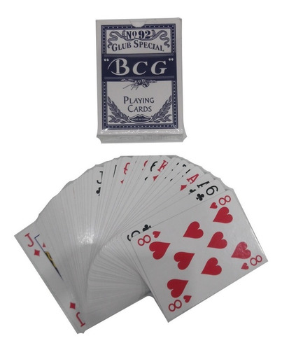 Mazo De 54 Cartas De Poker Plastificadas Pack 2 Unidades