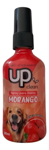 Spray Bucal Pet - Up Clean 80ml Morango