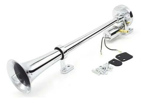 comprar Bocina Eléctrica Trompeta Cromada Aire Comprimido 12v 24v