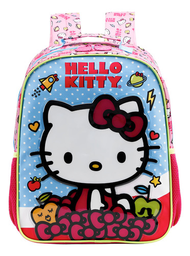 Tamaño de mochila con espalda rosa de Hello Kitty. P Xeryus 11833
