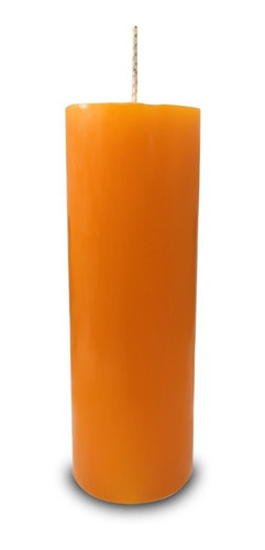 Kit 6 Velas Votivas 7 Sete Dias Colorida Laranja