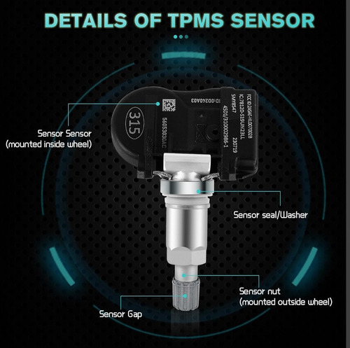 Sensor Tpms Presión De Aire Jeep Kk Auto Programable