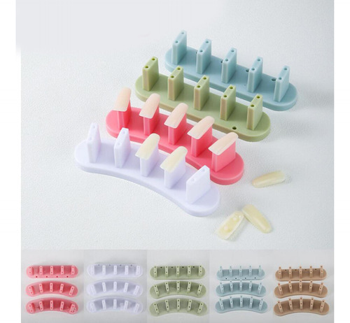 3 X 3x Soporte De Exhibición De Puntas De Uñas Postizas,