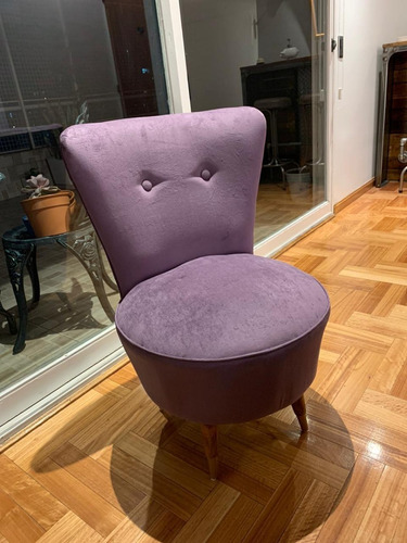 Sillón Retro Escandinavo Moderno Patchwork Pana Miagala