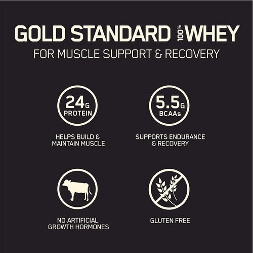 Imagen 4 de 8 de Gold Standard 100% Whey 2 Lbs Optimum Nutrition