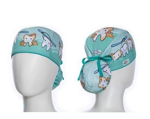 Gorros Clínicos Quirúrgicos / Muelas Con Barterias Verde