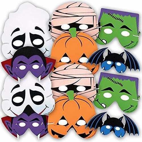 Artcreativity - Máscaras Faciales De Espuma Para Halloween P