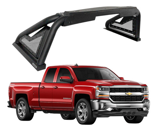 Roll Bar Sport 2.0 Silverado 2500 2011 - 2019 Go Rhino Negro