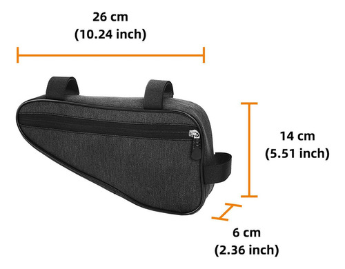 Bolsa De Bicicleta Triangular Bolsa De Almacenamiento De Bic