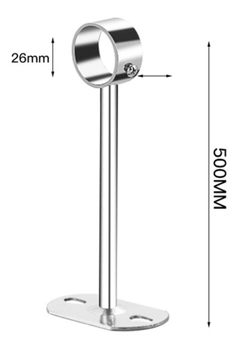 Colgador Para Cortinas De Techo O Ducha, 50 Cm De Altura