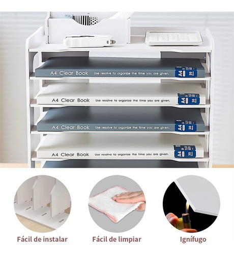 Organizador De Escritorio, 7 Niveles Organizador