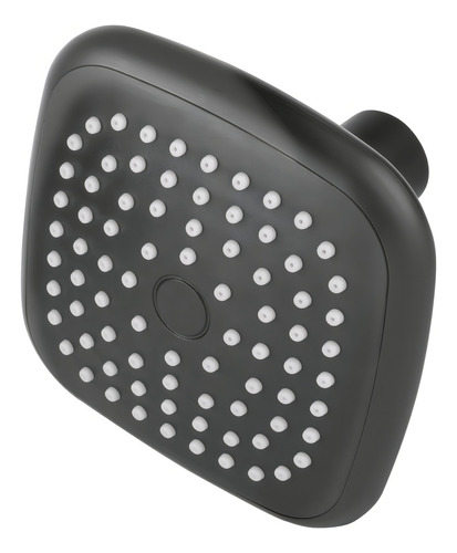 Regadera de ducha Foset R-401SM cuadrada color negro mate