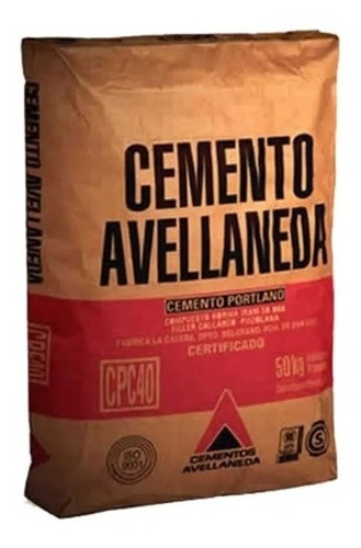 Cemento Portland Cpc40 Avellaneda 50 Kg - Verde Oscuro