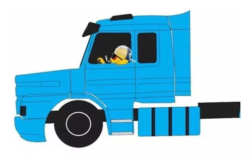 Desenho de caminhão - Ficou top