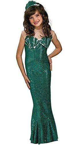 Mermaid Of The Sea Costume: Girl's Size 4-6