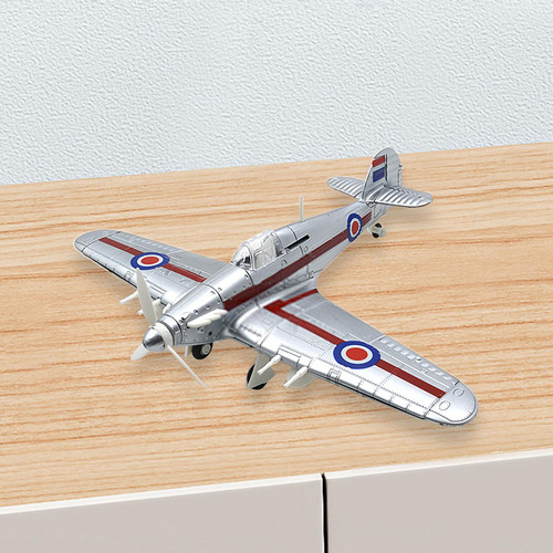 Kits De Construcción 1:48, Modelo De Avión, Regalo Plata