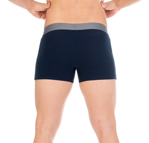Imagen 3 de 10 de Paquete De 3 Boxers Para Hombre Opps Jeans Algodón Lycra