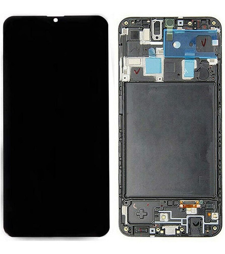 Pantalla Lcd 3/4 Completo Samsung A20 A205 Con Marco Oled