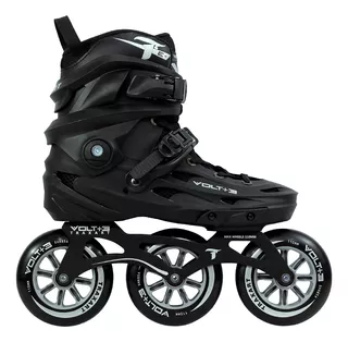 Patins Inline Freestyle Traxart Volt+ 3 - 110mm Preto/cinza