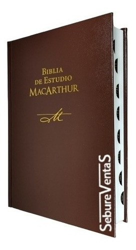 Biblia De Estudio Macarthur Tapa Dura Indice Reina Valera 60