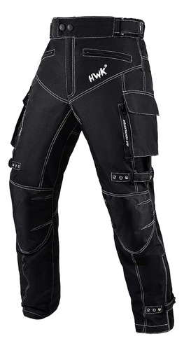 Hwk Pantalón De Moto Para Hombre Y Mujer Con Tejido Textil C