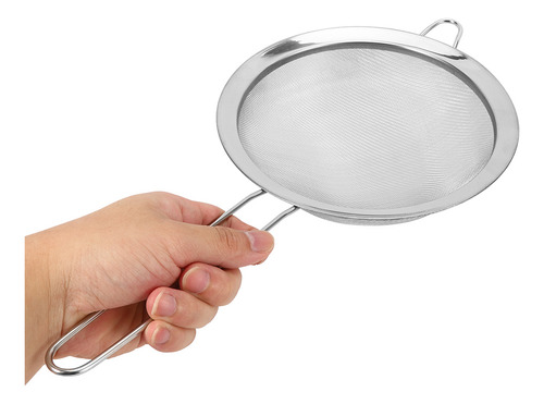 Colador De Filtro De Malla De Acero Inoxidable Flour Sieve,