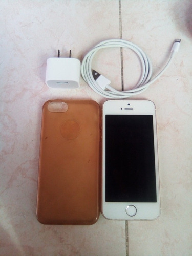 Celular iPhone 5s Desactivado Con Forro Y Cargador Origanal