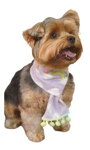 Roupa Pet - Cachecol Soft P Roupinha Pra Cachorro E Gato