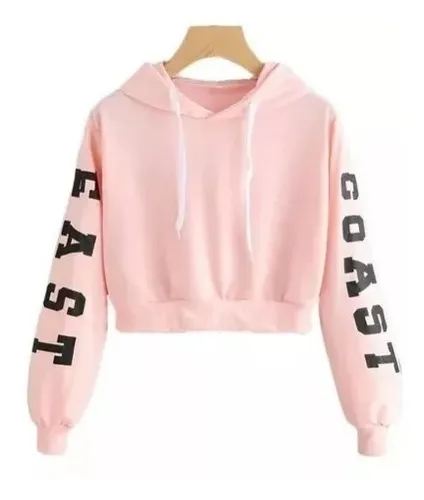 Moletom cropped hotsell feminino mercado livre