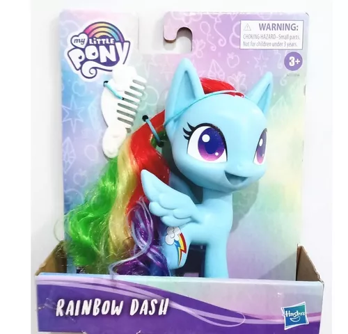 My Little Pony Rainbow Dash - Figura de Pônei Azul de 15 cm com