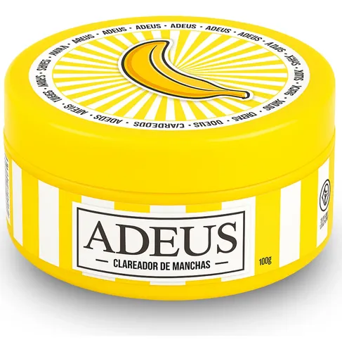 Creme Adeus Clareador De Manchas Virilhas Axilas Pele Suave - Banana ...