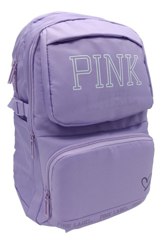 Mochila Urbana Para Mujer Pink Label®: 4 Compartimentos + 2 Bolsas