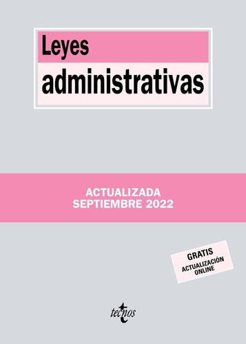 Leyes Administrativas, De Editorial Tecnos. Editorial Tecnos, Tapa Blanda En Español