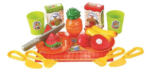 Brinquedo Infantil Kit Salada De Frutas Crec Crec Big Star