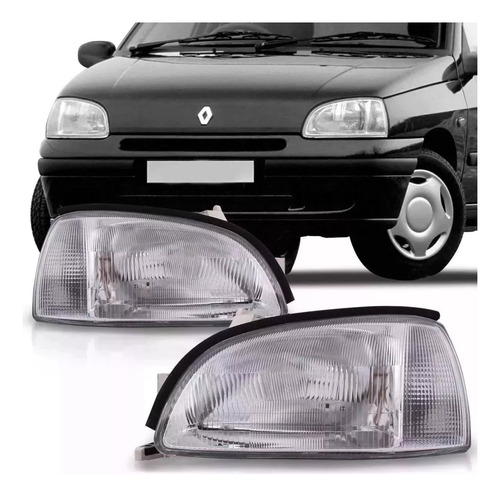 Juego Par Optica Renault Clio 1996 1997 1998 1999 