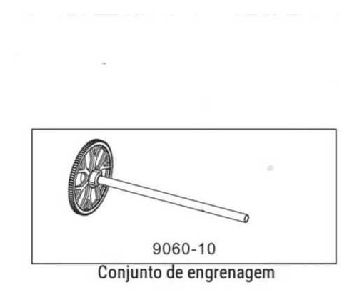 Pelicano 1348 - Só  O Conjunto De Engrenagem  + Engrenagem A