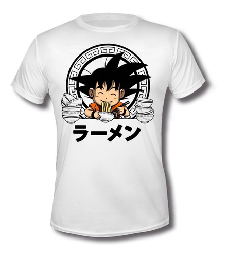 Playera Anime Dragon Ball Z Goku Ramen Camiseta