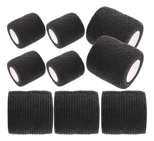 Cinta Venda Elástica Cohesiva Autoadherible 4.5m* 5cm 12pcs Negro