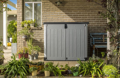 Keter Cobertizo Horizontal Grande P Almacenaje Patio Msi Em