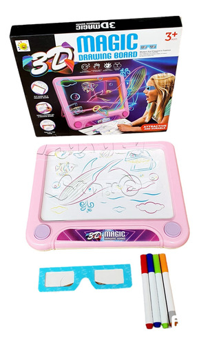 Magic Pad 3d Tableta Magica Juguete Niños Luces Diversion