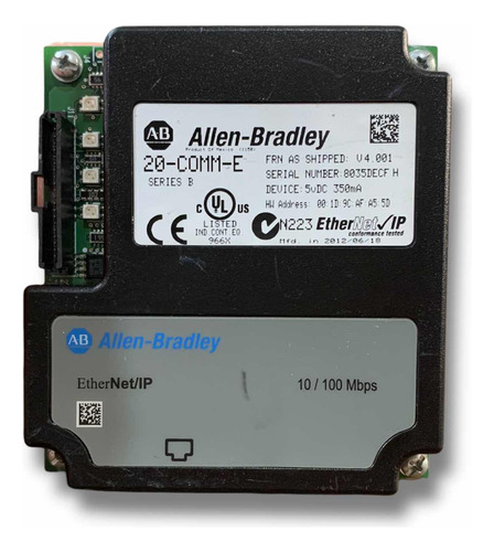 Allen Bradley 20-comm-e Adaptador Ethernet