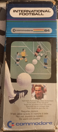 Cartucho International Soccer Para Commodore 64 Cib