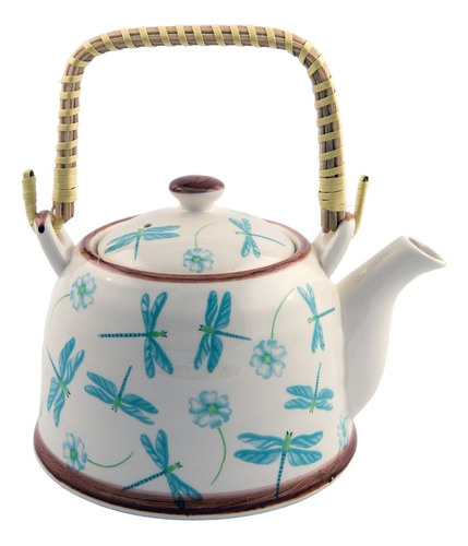 Tetera De Porcelana Con Infusor Vintage 